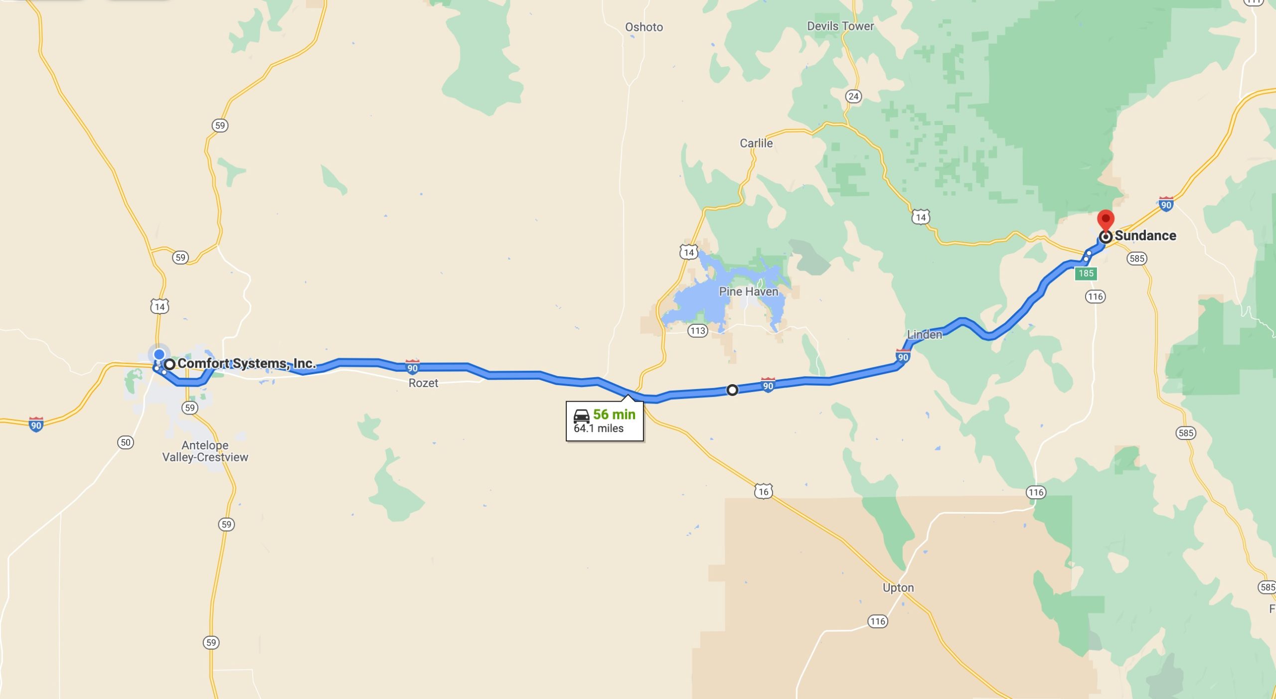 sundance wyoming directions